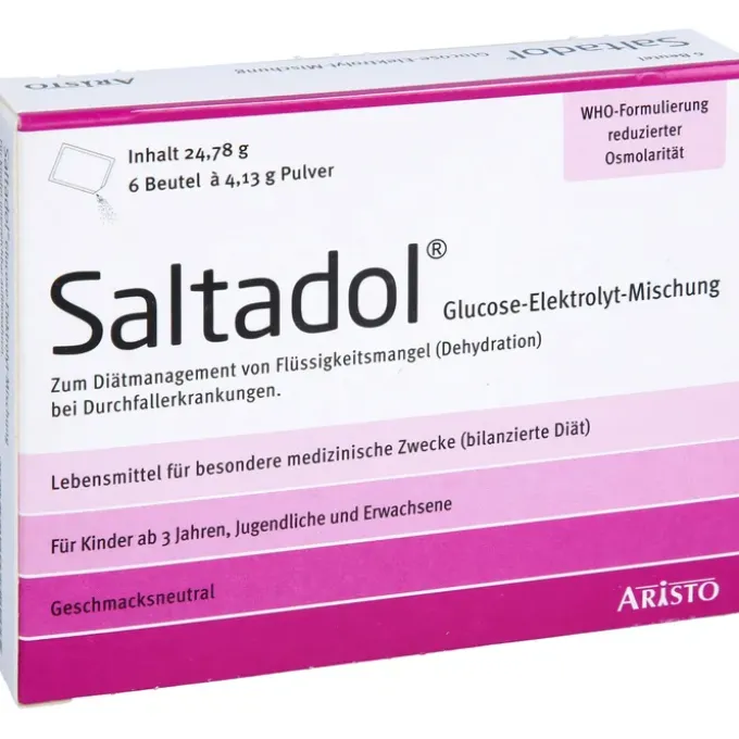 SALTADOL Elektrolyt Plv.z.Her.e.Lsg.z.Einnehmen 6 Stück