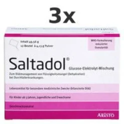 SALTADOL Elektrolyt Pulver 3x12 St