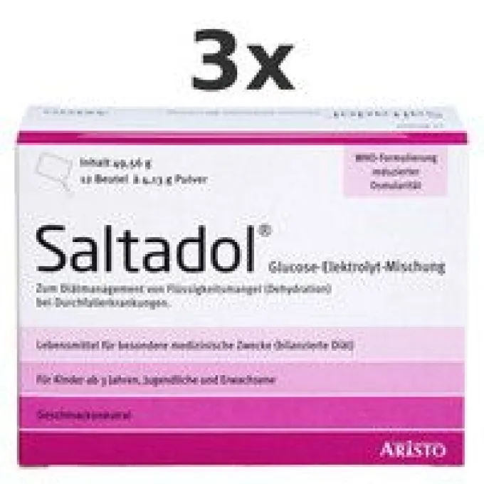 SALTADOL Elektrolyt Pulver 3x12 St