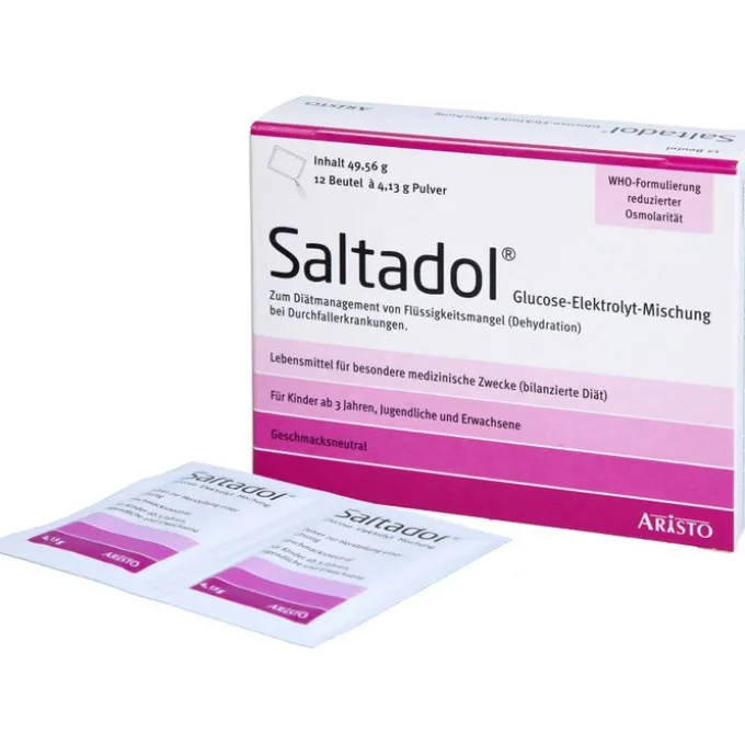 SALTADOL Elektrolyt Pulver zur Herstellung einer Lösung zum Einnehmen 12 Stück