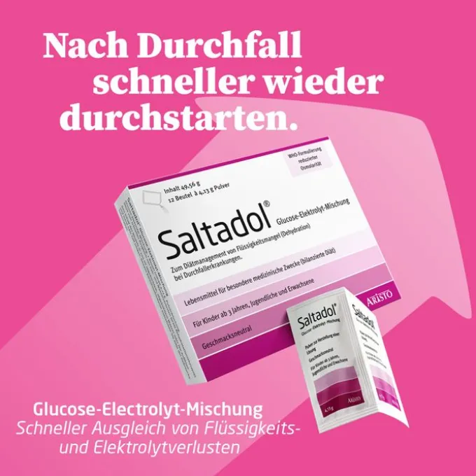 SALTADOL Elektrolyt Pulver zur Herstellung einer Lösung zum Einnehmen 12 Stück