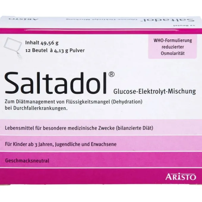 SALTADOL Elektrolyt Pulver zur Herstellung einer Lösung zum Einnehmen 12 Stück