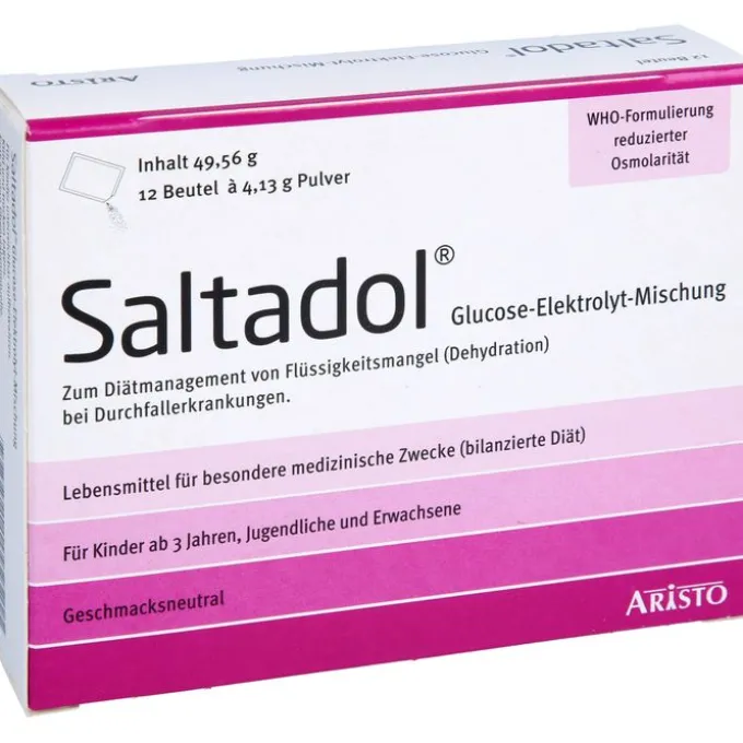 SALTADOL Elektrolyt Pulver zur Herstellung einer Lösung zum Einnehmen 12 Stück