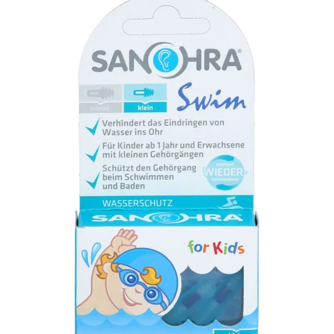 SANOHRA swim Ohrenschutz f.Kinder 2 St