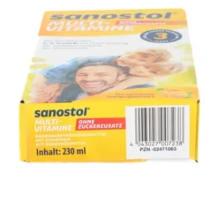 SANOSTOL ohne Zuckerzusatz Saft 230 ml