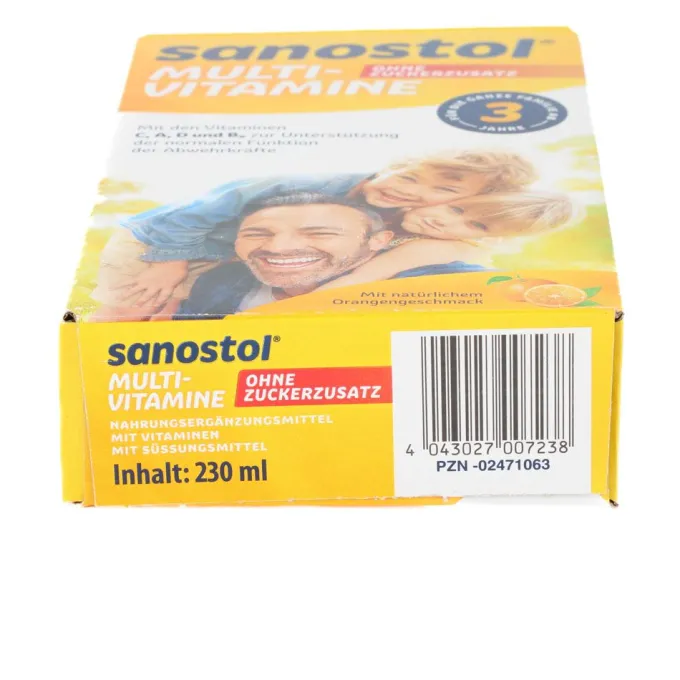 SANOSTOL ohne Zuckerzusatz Saft 230 ml