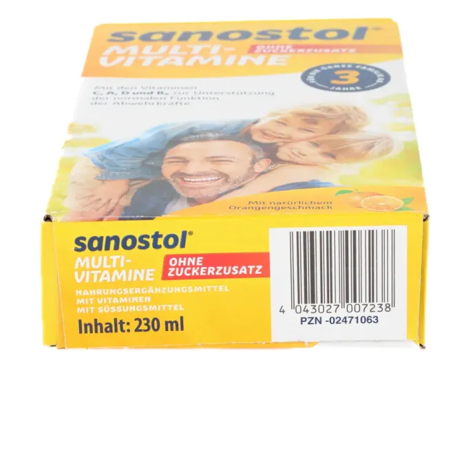SANOSTOL ohne Zuckerzusatz Saft 230 ml