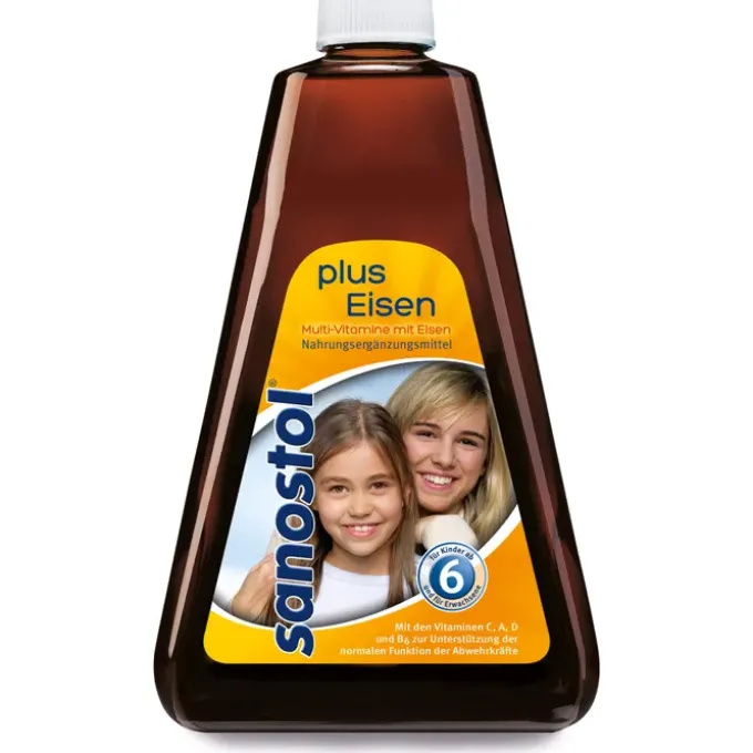SANOSTOL plus Eisen Saft 460 ml