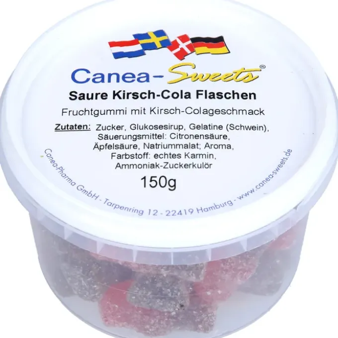 SAURE KIRSCH-COLA Flaschen Canea 150 g