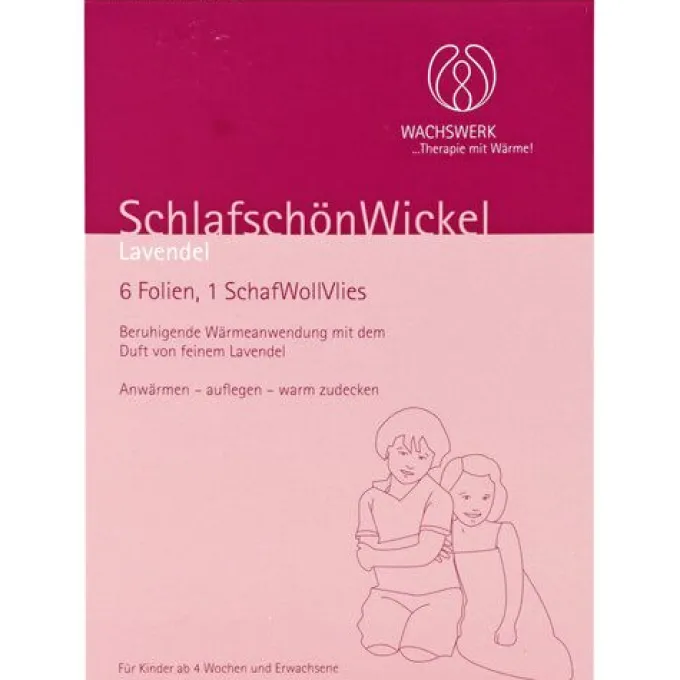 SCHLAFSCHÖN Wickel Lavendel 6 St