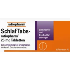SCHLAF TABS-ratiopharm 25 mg Tabletten 20 St