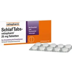 SCHLAF TABS-ratiopharm 25 mg Tabletten 20 St