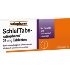 SCHLAF TABS-ratiopharm 25 mg Tabletten 20 St
