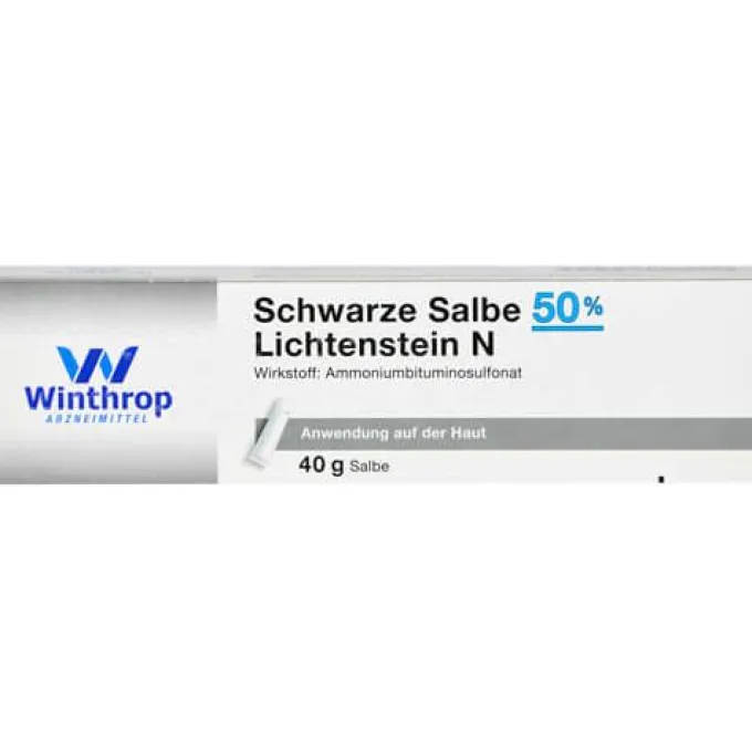 SCHWARZE SALBE 50% Lichtenstein N 40 g