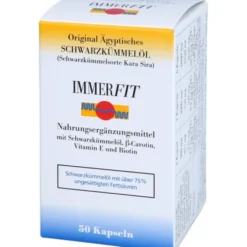 SCHWARZKÜMMELÖL Immerfit Kapseln 50 Stück