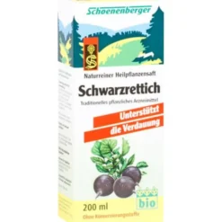 SCHWARZRETTICH Schoenenberger Heilpflanzensäfte 200 ml