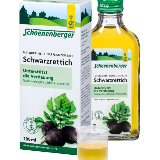 SCHWARZRETTICH Schoenenberger Heilpflanzensäfte 200 ml