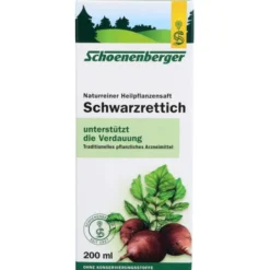 SCHWARZRETTICH Schoenenberger Heilpflanzensäfte 200 ml
