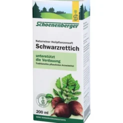SCHWARZRETTICH Schoenenberger Heilpflanzensäfte 200 ml