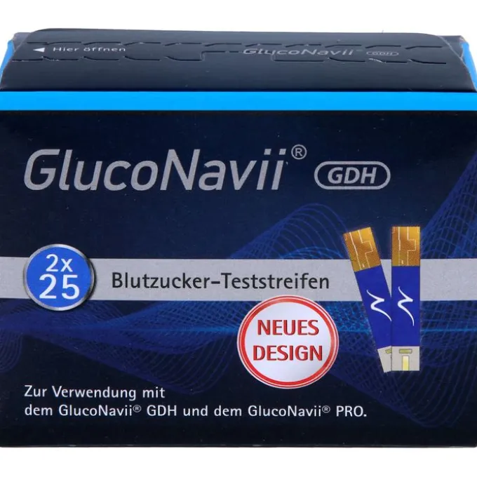 SD GlucoNavii GDH Blutzucker-Teststreifen 1X50 St