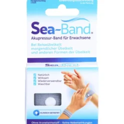 SEA-BAND Akupressurband f.Erwachsene grau 2 St