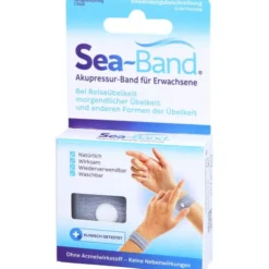 SEA-BAND Akupressurband f.Erwachsene grau 2 St