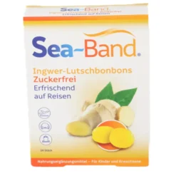 SEA-BAND Ingwer-Lutschbonbons zuckerfrei 24 Stück