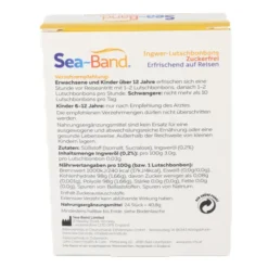 SEA-BAND Ingwer-Lutschbonbons zuckerfrei 24 Stück