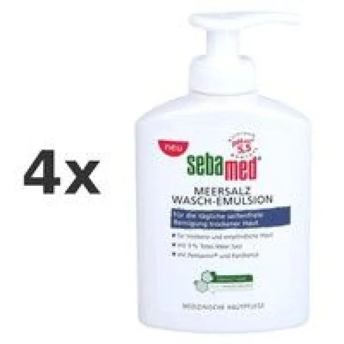 Sebamed Meersalz Wasch-emulsion 200ml 4x 200 ml