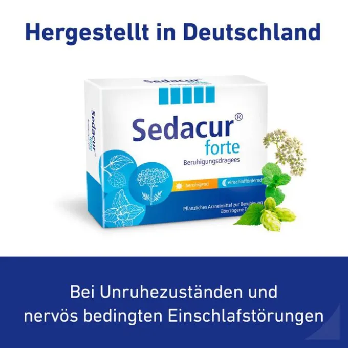 SEDACUR forte Beruhigungsdragees 60 St