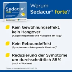SEDACUR forte Beruhigungsdragees 60 St