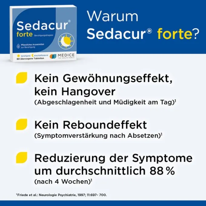 SEDACUR forte Beruhigungsdragees 60 St