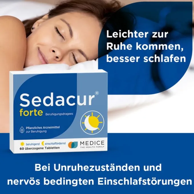 SEDACUR forte Beruhigungsdragees 60 St