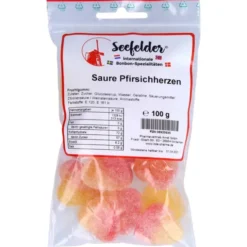 SEEFELDER saure Pfirsichherzen KDA 100 g