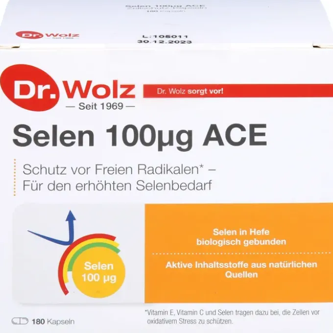 SELEN ACE 100 μg 180 Tage Kapseln 180 Stück