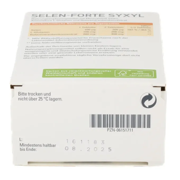 SELEN FORTE Syxyl Tabletten 100 Stück