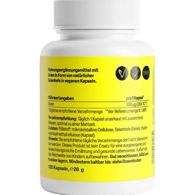 SELEN PURE 200 μg Kapseln 120 Stück