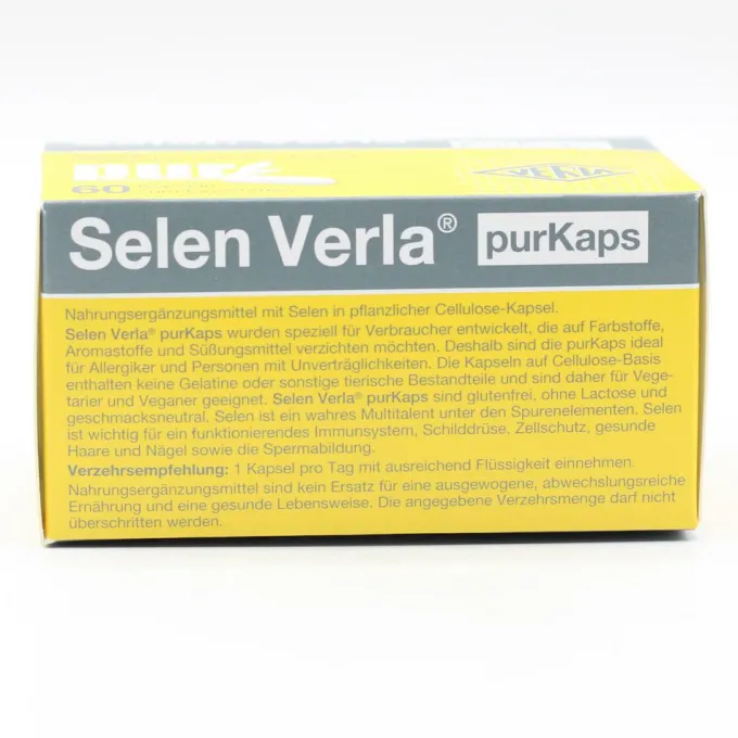 SELEN VERLA purKaps 60 Stück
