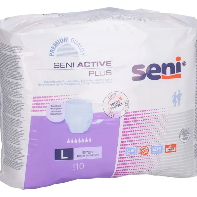 SENI Active Inkontinenzpants plus L 10 St