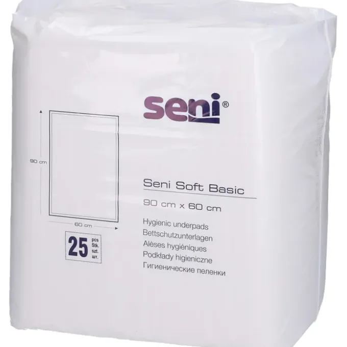 SENI Soft Basic Bettschutzunterlage 60x90 cm 25 St
