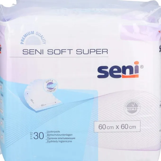 SENI Soft Super Bettschutzunterlage 60x60 cm 30 St