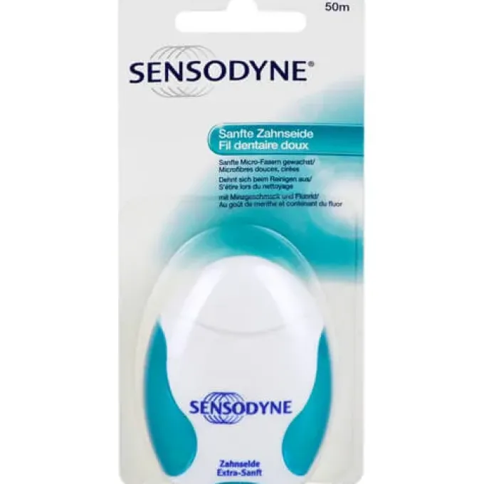 SENSODYNE Zahnseide extra sanft 50 m