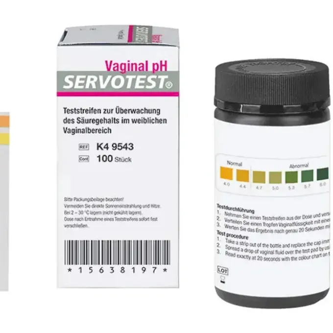 SERVOTEST Vaginal pH-Teststreifen 100 St