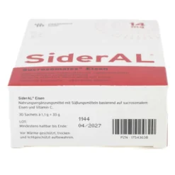 SiderAL® Eisen 14mg Cola bei erhöhtem Eisenbedarf 30 Stück