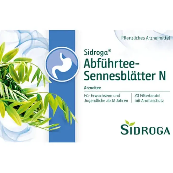SIDROGA Abführtee-Sennesblätter N Filterbeutel 20 g