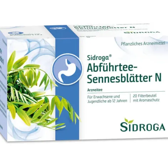 SIDROGA Abführtee-Sennesblätter N Filterbeutel 20 g
