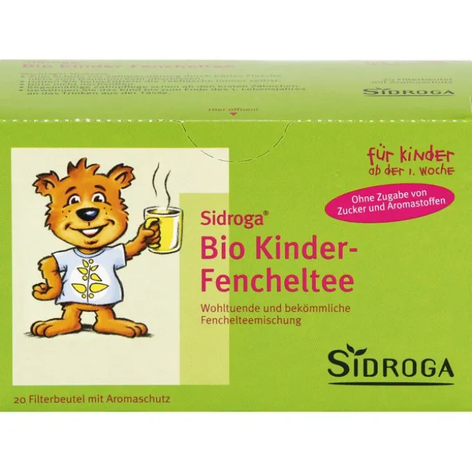 SIDROGA Bio Kinder-Fencheltee Filterbeutel 20 Stück