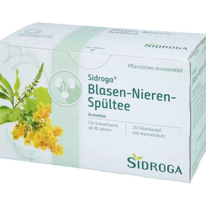 SIDROGA Blasen-Nieren-Spültee Filterbeutel 40 g