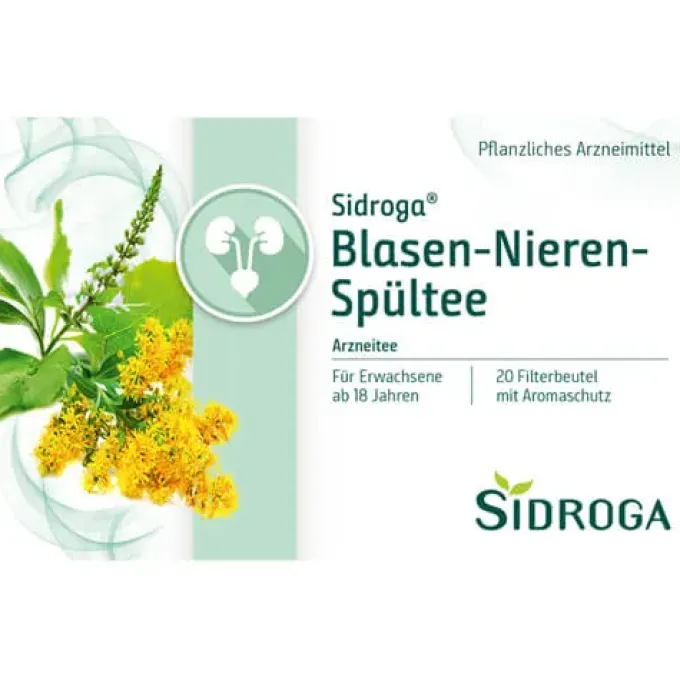 SIDROGA Blasen-Nieren-Spültee Filterbeutel 40 g