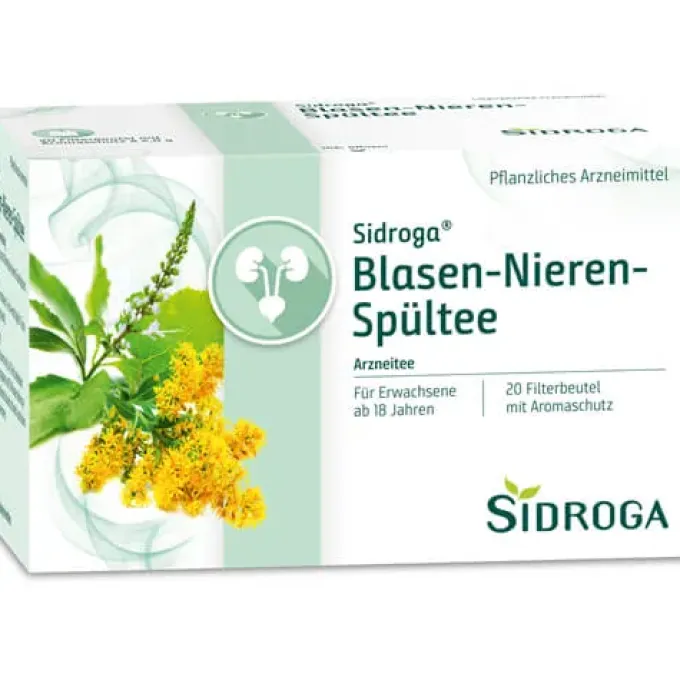 SIDROGA Blasen-Nieren-Spültee Filterbeutel 40 g